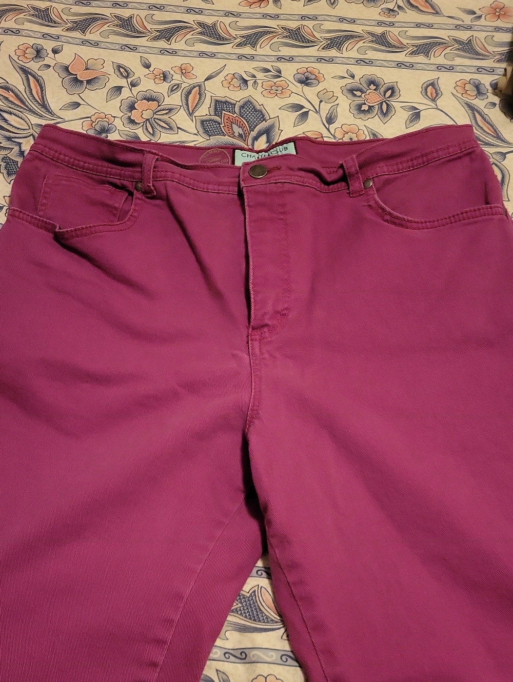 Charter Club Women’s Magenta Slim Jeans